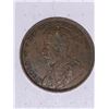 Image 2 : Canada 1918 Rare Vintage King George V Large one cent Piece