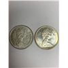 Image 2 : Lot of 2 - Canada Vintage 1867-1967 Lynx Silver Quarters