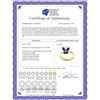 Image 2 : Genuine 0.60 ctw Sapphire Ring 14KT Yellow Gold - REF-34T5A