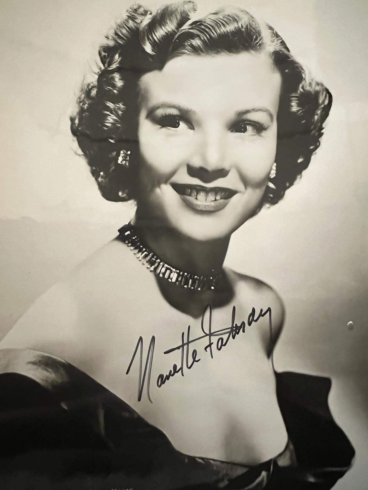 Fabray signed photo