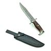 Image 1 : Fixed 7 1/2" Blade Knife With Wood Handle and Sheath