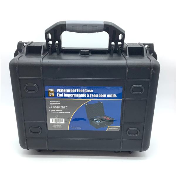Powerfist Foam Lined Waterproof Tool Case, 16.5