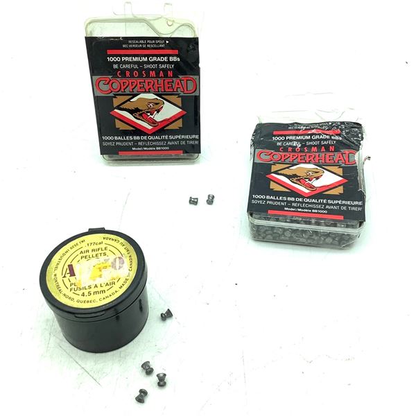 Assorted .177 Caliber Airgun Pellets