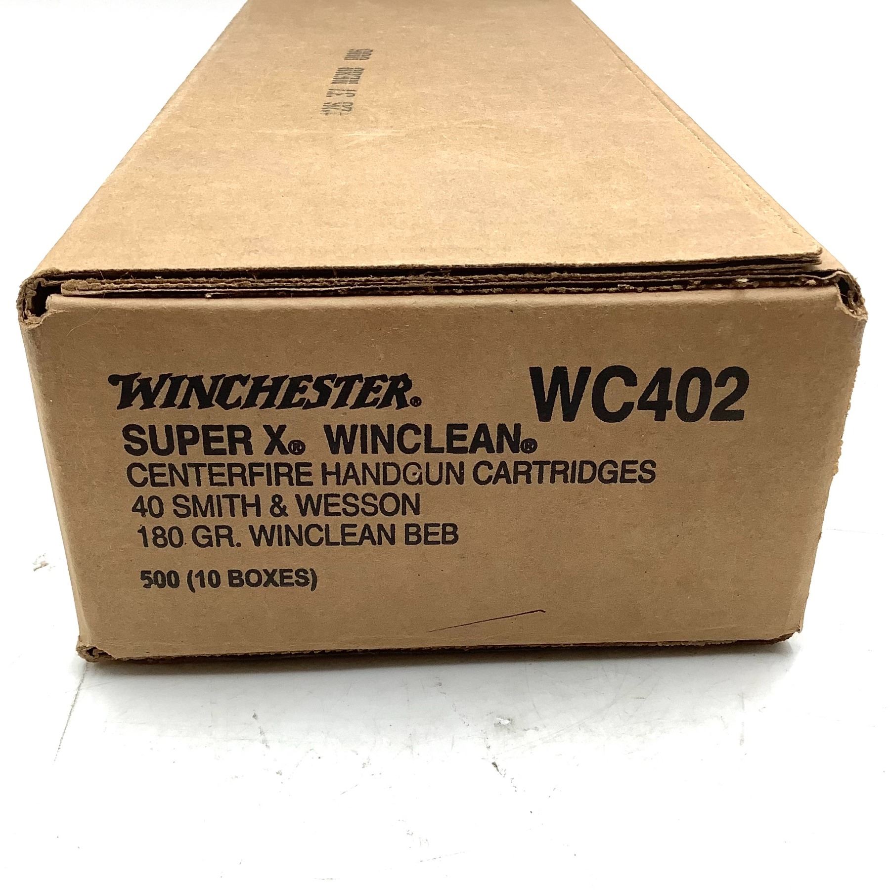 Winchester Super X WinClean 40 S & W 180 Grain BEB Ammunition, 500 ...