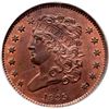 Image 2 : 1835 C-1 R1 Repunched 5 PCGS graded MS64 Red & Brown