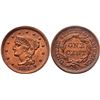 Image 1 : 1857 N-2 R1+ Small Date PCGS graded MS64 Red & Brown