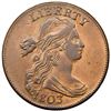 Image 2 : 1803 S-249 R2 Mumps Obverse with Corrected Denominator 100/000 EF45