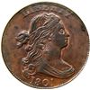 Image 2 : 1801 S-219 R2 3-Error Reverse PCGS graded MS60 Brown