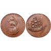 Image 1 : 1766 Pitt Halfpenny Token Breen-251 PCGS graded MS63 Brown