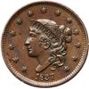 Image 2 : 1837 N-11 R1 Beaded Hair Cord PCGS graded MS64 Brown