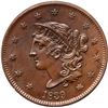Image 2 : 1839 N-5 R2 Booby Head PCGS graded MS64 Brown