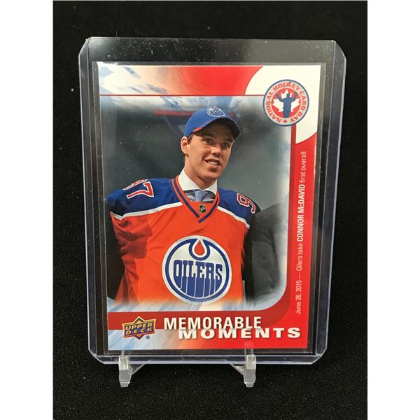 2016 UPPER DECK NO.16 CONNOR MCDAVID NATIONAL HOCKEY CARD DAY CANADA