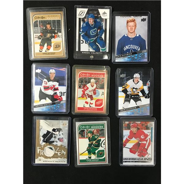 LOT OF NHL ROOKIE CARDS