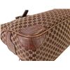 Image 9 : Celine Brown Canvas & Snake Embossed Leather Boogie Bag