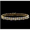 Image 1 : 1.94 ctw Diamond Bracelet - 14KT Two-Tone Gold