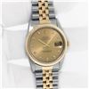 Image 3 : Rolex Mens 2T Factory VVS Champagne Diamond 36mm Datejust