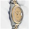 Image 7 : Rolex Mens 2T Factory VVS Champagne Diamond 36mm Datejust
