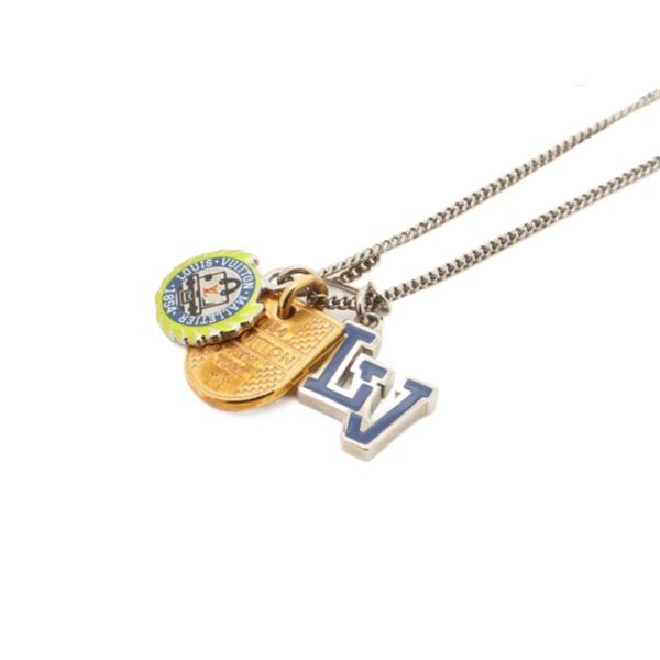 Louis Vuitton x LOL Silver-tone Charm Necklace