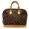 Image 1 : Louis Vuitton Brown Monogram Alma PM Handbag