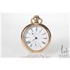 Image 1 : Waltham size 18 pocket watch. 17 Jewel Grade A.T. & Co., model 1883, serial no. 5716963. Estimated p