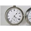 Image 2 : Two pocket watches including a Stewart special size 18, 17 Jewel. Serial No. 1379572. Two toned full