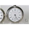 Image 3 : Two pocket watches including a Stewart special size 18, 17 Jewel. Serial No. 1379572. Two toned full