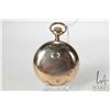 Image 3 : J. Fleishmann size 18s, 17 Jewel unknown grade. Serial No. 532612. Two toned full plate, stem wind a
