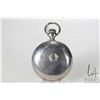 Image 3 : Time King size 18s, 17 Jewel Unknown grade. Serial No. 1490112. Nickel full plate. Stem wind and le