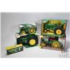 Image 1 : Four Ertl 1/16 scale diecast models including John Deere Narrow Front Model G tractor, John Deere 19