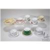 Image 1 : Seven china cups and saucers including Aynsley, Shelley, Royal Albert, Royal Stafford etc. and a Roy