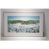 Image 1 : Framed limited edition print " Silver Skate Festival" , pencil signed by artist Toti '01, 27/975, ov