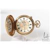 Image 1 : Eagle star Geneve chiming pocketwatch Unknown size, 17 Jewel, gilt second hand, blued light moon han