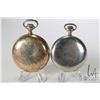 Image 5 : Two pocket watches including A Waltham size 18, 7 Jewel. Serial No 18663672. Full gilt plate, stem w