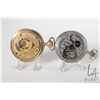 Image 6 : Two pocket watches including A Waltham size 18, 7 Jewel. Serial No 18663672. Full gilt plate, stem w