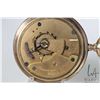 Image 7 : Two pocket watches including A Waltham size 18, 7 Jewel. Serial No 18663672. Full gilt plate, stem w