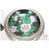 Image 2 : 16" floral motif cloissonne bowl