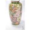 Image 4 : Oriental floral motif handpainted vase 15" in height