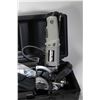 Image 3 : Two Porter Cable power tools including Plate joiner kit and an air finish nailer. Both working at ti