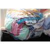 Image 2 : Two bags of assorted fabric including cotton prints, toweling etc.