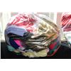 Image 1 : Bag of fabric including silky nylon, gold lame, cottons etc.