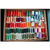 Image 1 : Tray lot of Guterman and Coats All purpose sewing thread, various colours