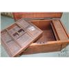 Image 7 : Burmese Mandalay chest with fitted interior, inlayed brass work and hand hammered hardware, 16 1/2" 