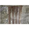 Image 3 : Four presumably walnut rifle stocks from unknown supplier including inventory numbers J-13, J-36, J-