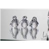 Image 3 : Swarvoski crystal Penguin with baby and three small Swarvoski crystal penguins