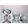 Image 2 : Swarovski crystal Bo Bear- So Sweet and a lidded Swarovski butterfly trinket box