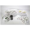 Image 1 : Selection of Portmeirion Botanic Garden including lidded casserole dish, two bone dishes, a divided 