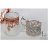 Image 4 : Antique Royal Crown Derby Imari 3485 delicate demi cup and saucer with British hallmarked sterling s