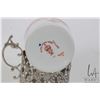 Image 5 : Antique Royal Crown Derby Imari 3485 delicate demi cup and saucer with British hallmarked sterling s