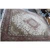 Image 1 : Large semi contemporary top quality wool and silk blend area carpet with center medallion, multiple 