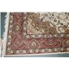 Image 2 : Large semi contemporary top quality wool and silk blend area carpet with center medallion, multiple 